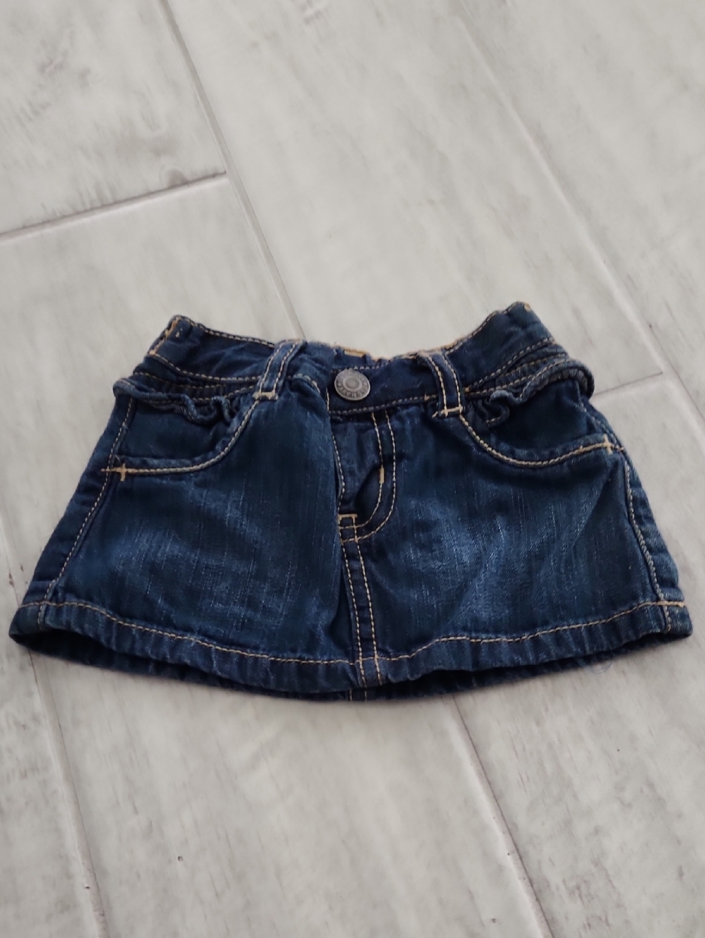 Old Navy Dark Blue Denim Skirt for Kids